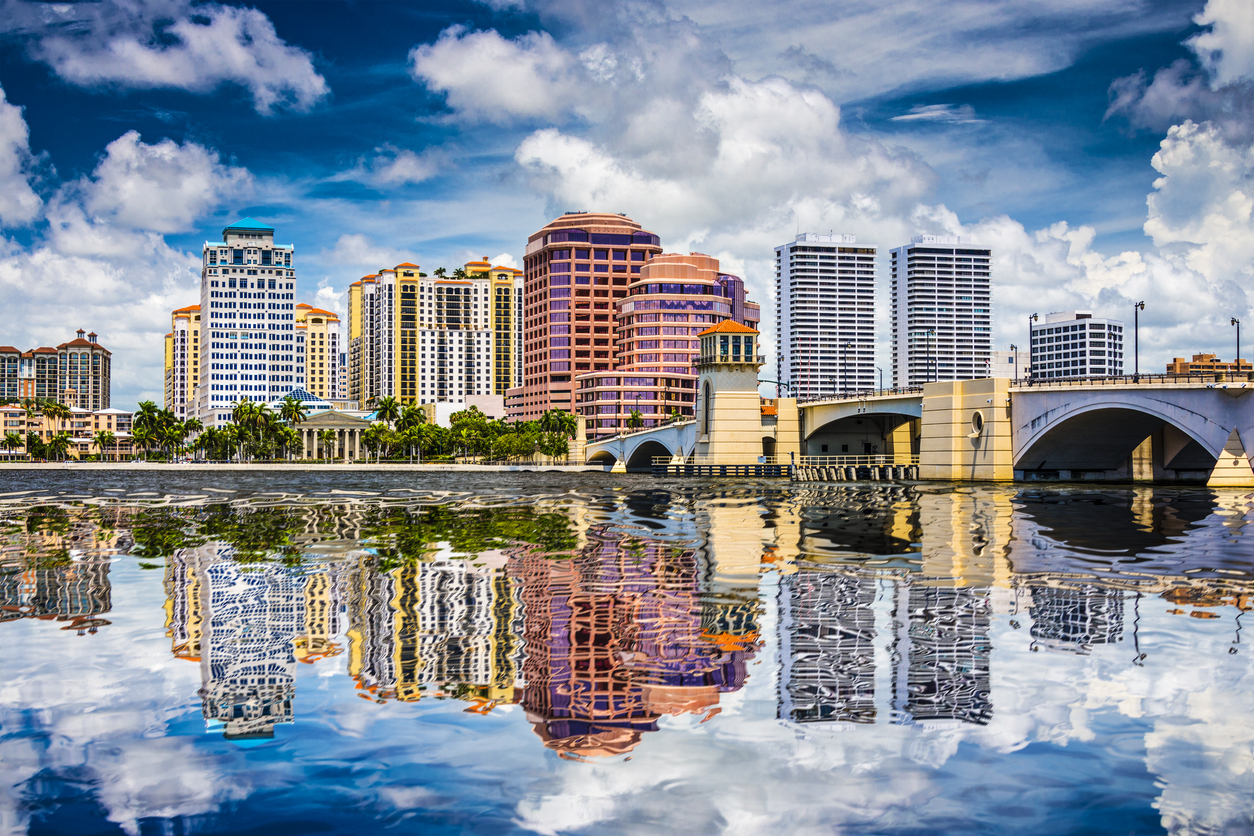 Panoramic Image of Palm Beach Gardens, FL